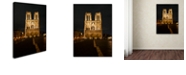 Trademark Global Michael Blanchette Photography 'Notre-Dame De Paris' Canvas Art, 14" x 19"